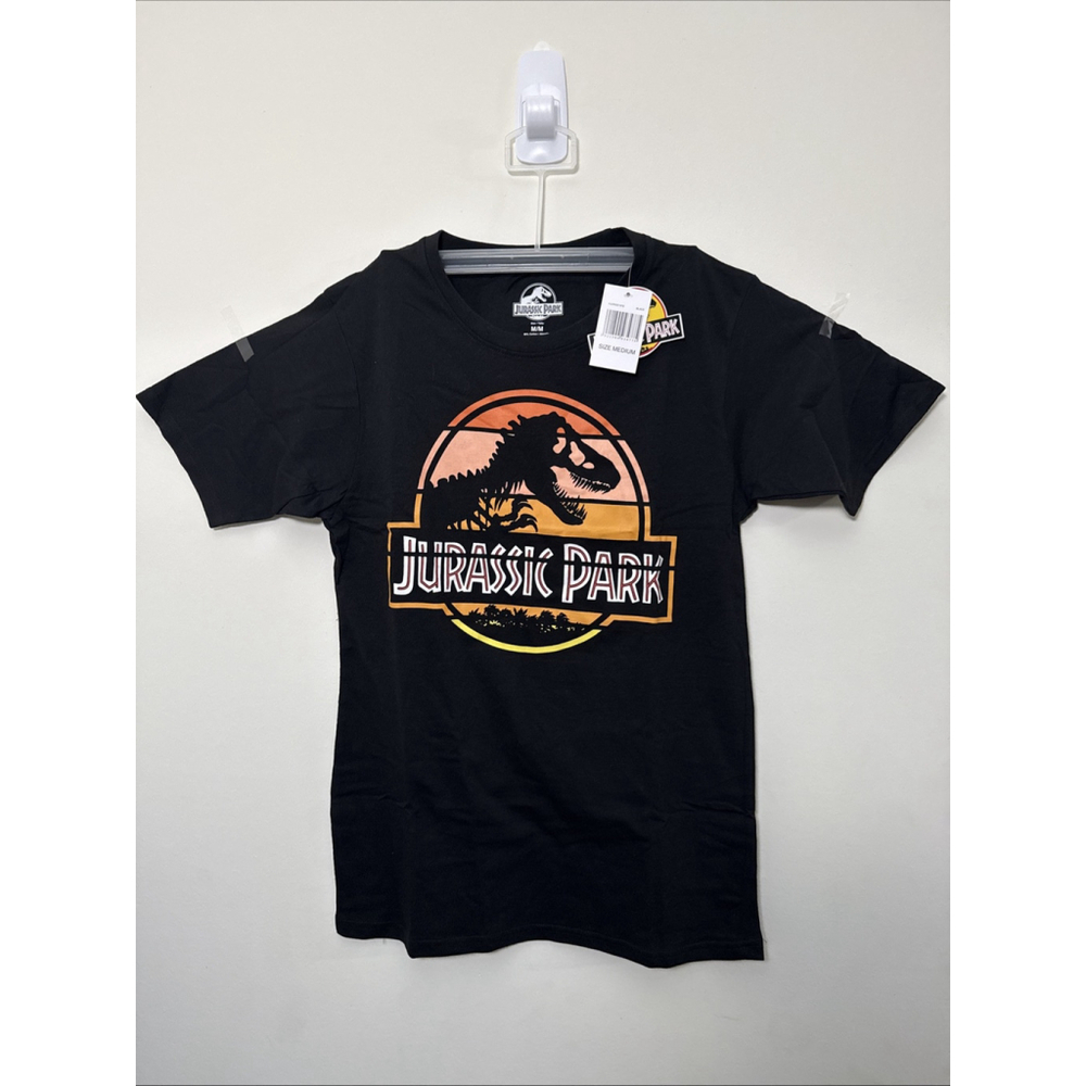 JURASSIC PARK GRAPHIC BLACK T-SHIRT MEDIUM